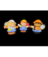 Fisher Price Current Little People Set of 3 Construction Worker Girls 20... - $358.00 MXN
