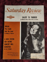 Saturday Review November 25 1961 JOAN SUTHERLAND JAMES THURBER WILLIAM P... - £15.46 GBP