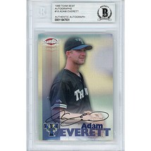 Adam Everett Houston Astros Auto Baseball Team Best Autograph On Card Beckett - £38.48 GBP