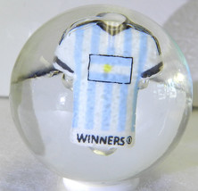 #17767m Argentina Soccer Football Jersey Contemporary Sulphide Marble - $29.99