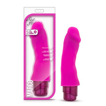 Blush Luxe Marco 7.75 in. Silicone Vibrating Dildo Pink - £42.45 GBP