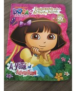 Dora the Explorer Coloring &amp; Activity Book A Year of Adventure w/ Sticke... - £4.26 GBP