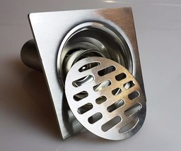 Square Shower Bathroom Floor Water Drain Waste Trap Wet Room Plumbing TAP18 - $11.97