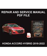 Honda Accord Hybrid 2018-2022 Repair Manual, Guide, WorkShop Book - $21.00