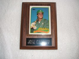 OLD VTG Jose Canseco plaque as one of the Oakland A&#39;s  - £15.73 GBP