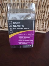 (1ea 4Pk) Dare Electric #3098 Fence Rope Clamp 1/4&quot; - 5/16&quot;-Brand New-SH... - $16.71