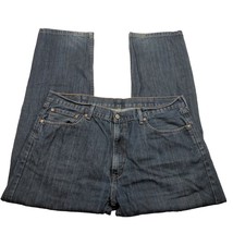 Levi&#39;s 505 Men&#39;s Straight Leg Jeans Size 40 X 32 Dark Wash Denim Casual - £31.54 GBP