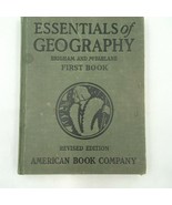 Essentials of Geography Brigham and McFarlane 1934 First Book Textbook BK2 - £10.99 GBP