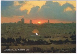 Postcard Jerusalem The Golden City From Top Of Mount Of Olives Israel - £3.89 GBP