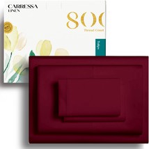 800 Thread Count Long Staple Soft Egyptian Cotton Sheet Set, 4 Piece Set, Twin S - £85.52 GBP