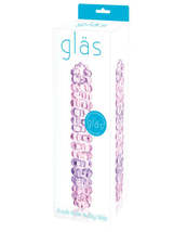 Glas Purple Rose Nubby Glass Dildo - £30.99 GBP