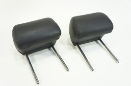 2009-2011 jaguar xf x250 rear right left headrest set of 2 leg black lea... - €68,46 EUR