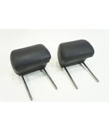 2009-2011 jaguar xf x250 rear right left headrest set of 2 leg black lea... - $1,449.48 MXN