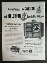 Vintage 1951 Zenith Cobra-Matic Record Player & Black Magic TV Original Ad 721 - $6.64