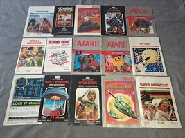 Lot of 15 Atari 2600 [Instruction Books Manuals ONLY] a - £14.92 GBP