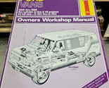 Ford Vans Full Size E-100 thru E-350 1969-1986 Haynes Repair Service Manual - £8.64 GBP