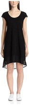 NWT Three Dots Women&#39;s High-Low Dress, Black Size S - £15.60 GBP
