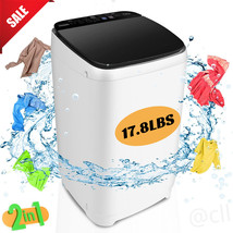 Portable Washing Machine 17.8Lbs Capacity Full-Automatic Compact Laundry Washer` - £273.64 GBP
