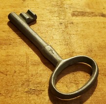 Large Iron Skeleton Gate Key - Antique Jail Key Solid - £23.94 GBP