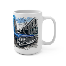 Old School Lowrider Chevy Impala Coffee Mug, 15 oz, - $9.49