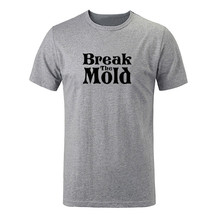 Mens Womens Break the mold inspirational Slogan Print T-shirts Graphic Tee Tops - £12.82 GBP