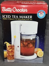 Vintage 1996 Betty Crocker 2 Quart Iced Tea Maker Model BC-1781 New Old ... - $55.00