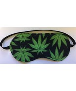 New MARIJUANA LEAF Sleep MASK Eye Sleepwear Bedroom Drugs Plant Clothing - €12,24 EUR