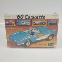 '60 Corvette Revell 1/25 Scale Model Sport Car Classic Kit H-1203 Collectible - $35.52