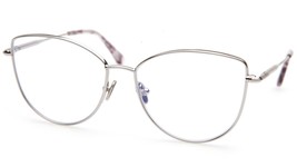 NEW TOM FORD TF5667-B 016 Silver Eyeglasses Frame 55-15-135mm B48mm Italy - £105.74 GBP