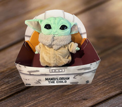 Star Wars Baby Yoda Grogu Plush Doll Toy The Child 8” Mandalorian Mattel Cute - £7.58 GBP