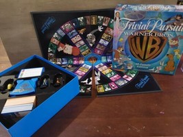 Trivial Pursuit Warner Bros. WB All Family Edition 1999 Board Game Complete - £22.08 GBP