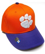 Clemson Tigers NCAA OC Sports Orange Purple Two Tone Hat Cap Adult Adjus... - £13.27 GBP
