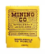 Mining Co Wholesale Jewelers Vintage Matchbook Anaheim Matches Unstruck ... - €17,11 EUR