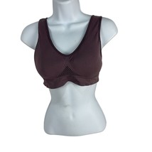 Purple Womens Mesh Nylon &amp; Elastane Sports Bra L - $14.00
