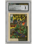 CGC JSA SS 8 SIGNED Herb Trimpe Incredible Hulk #119 Famous Covers Art Card - $158.39