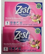 ZEST Bar Soap Moisturizing Lush Orchid &amp; Almond Oil Large Bars 7.05oz Lo... - $16.44 CAD
