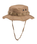 NEW MIL SPEC TAN/KHAKI HOT WEATHER HUNTING FISHING BOONIE JUNGLE SUN HAT... - $34.21 CAD