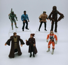 Vintage 1990&#39;s Star Wars Action Figures Lot Of 7 - £23.41 GBP