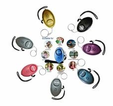 Personal Alarm keychain for WOMEN/KIDS siren 140 DB LOUD &amp; LED light (7 ... - £20.57 GBP