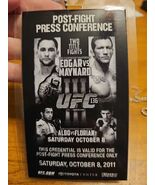 UFC 136 Press Conference Pass Edgar Vs Maynard and Aldo Vs Florian - €25,48 EUR UFC 136 Press Conference Pass Edgar Vs Maynard and Aldo Vs Florian - €25,48 EUR