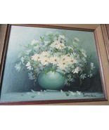 James NOBLE (1919-1989) DAISIES ORIGINAL OIL ON BOARD PROFESSIONALLY FRAMED - €292,61 EUR