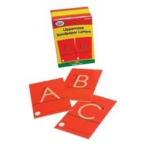 Didax Educational Resources Tactile Uppercase Sandpaper Letters, Upper case, 4-1 - £25.17 GBP