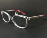 Ray-Ban Kids Eyeglasses Frames RB1586 3832 Red Gray Clear Rectangular 47... - $70.06