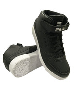 NWT FILA MSRP $85.99 VULC 13 MEN&#39;S BLACK MID PLUS HI TOP SNEAKERS SIZE 1... - $56.99