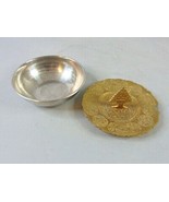Lot of Vintage Religious Muslim Bowl &amp; Brass Incense Plate - $935.35 MXN