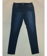 Democracy Jeans Womens 10 Blue Ab Technology Medium Wash Straight Skinny - $26.61