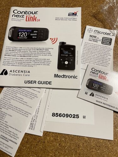 Contour Next Link 2.4 Glucose Monitoring System  User Guide MANUALS Only - $4.74