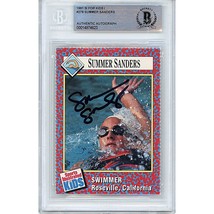 Summer Sanders USA Signed Sports Illustrated For Kids On-Card Auto Beckett BGS - £77.07 GBP