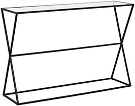 Blackened Bronze Sabrina 45&quot; Wide Rectangular Console Table - $74.95
