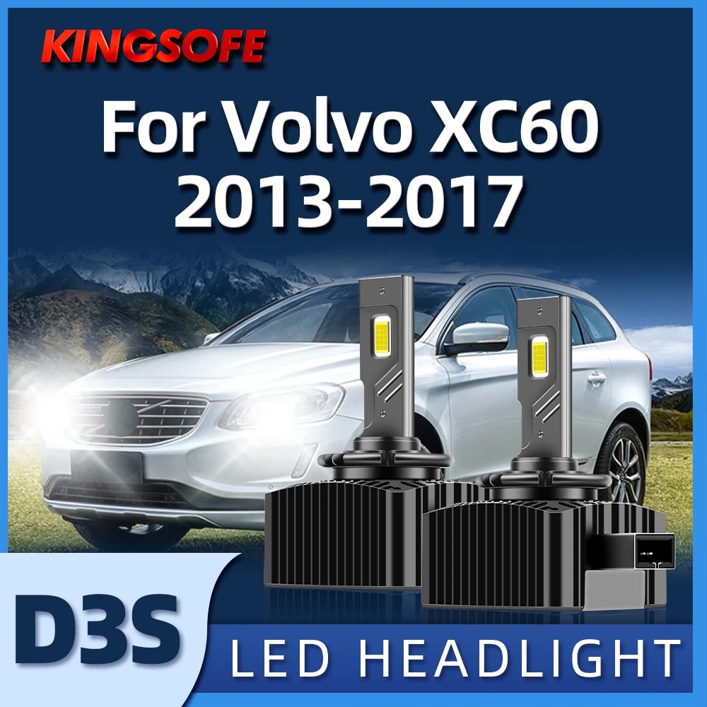 Ingsofe 2pcs car light d3s led bulbs auto headlamp replace hid lamp for volvo xc60 2013 thumb200